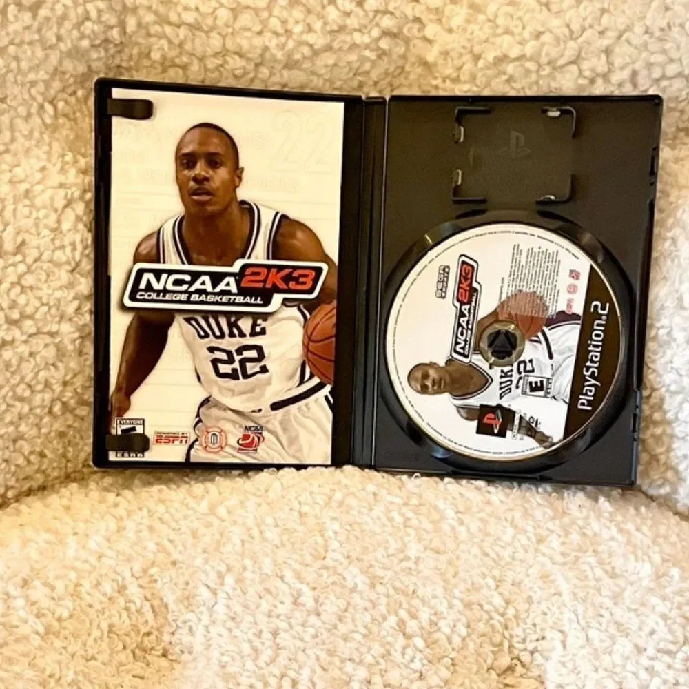 PS2 Sega Sports NCAA 2K3 College Basketball Playstation 2 Video Game